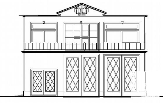 2层私人别墅建筑CAD图纸 - 3