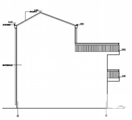 3层私人别墅建筑CAD施工图纸 - 3