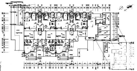 12层住宅楼建筑设计方案设计CAD图纸 - 3