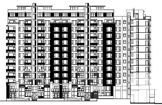 12层住宅楼建筑设计方案设计CAD图纸 - 4