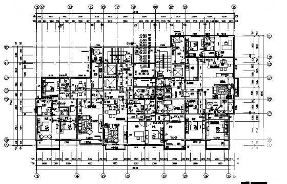 22层住宅楼建筑方案设计CAD图纸 - 1