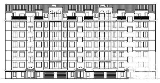 框架结构6层单元住宅楼建筑施工CAD图纸 - 2