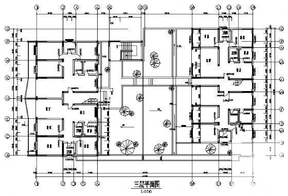 平湖市5层商住楼建筑CAD图纸 - 2