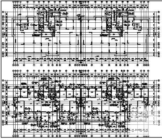 17层住宅楼建筑施工CAD图纸 - 1