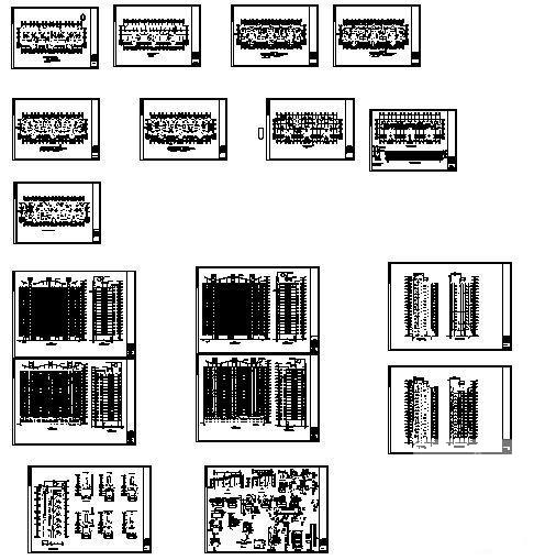 名城小区16层建筑CAD施工图纸 - 4