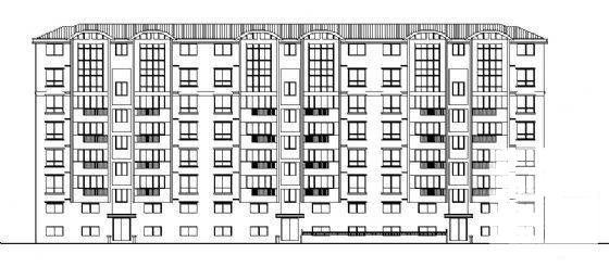 东林之春城市花园商住楼建筑施工CAD图纸 - 2