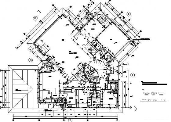 国内砖混结构3层别墅建筑方案设计CAD施工图纸 - 2