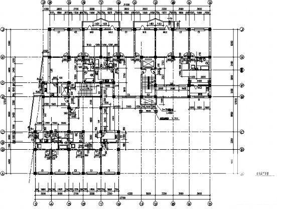 8层商住楼建筑CAD施工图纸 - 2