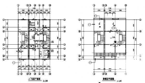 5层联建房建筑CAD施工图纸 - 4