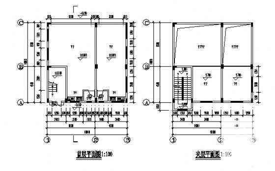 3层私人住宅楼建筑方案设计CAD图纸 - 1