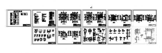 3层砌体结构私人别墅建筑施工CAD图纸 - 3