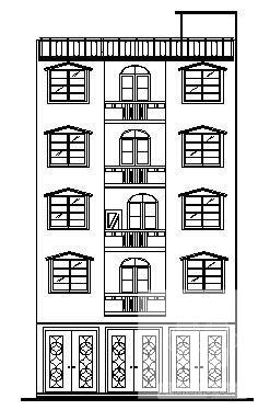5层私人住宅楼建筑CAD施工图纸 - 3