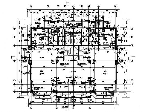 B户型2层别墅建筑CAD图纸 - 4