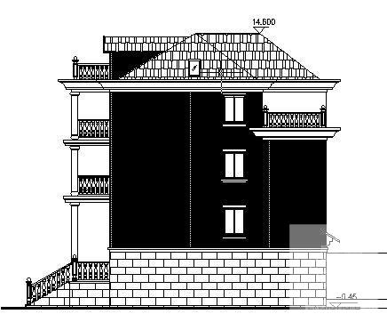 3层别墅CAD施工图纸（值得收藏） - 4