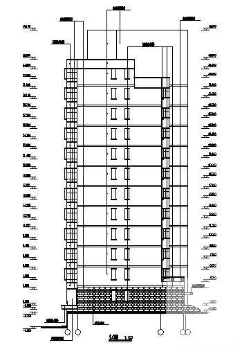 13层住宅楼建筑方案设计CAD图纸 - 3