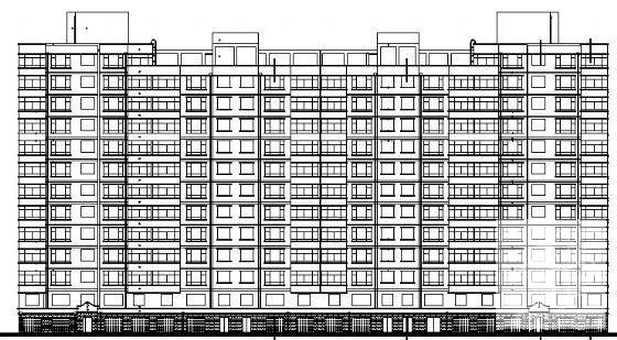 13层住宅楼建筑方案设计CAD图纸 - 4