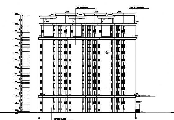 12层住宅楼建筑CAD施工图纸 - 1