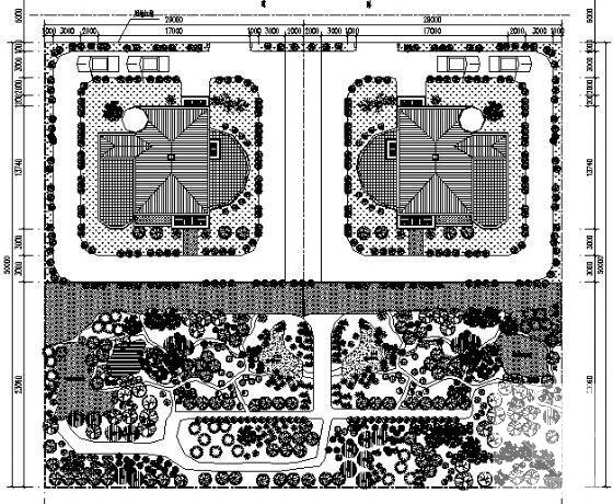 3层别墅建筑CAD图纸（标注详细） - 2