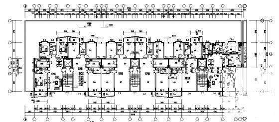 临街花园小区21层商住楼建筑方案设计CAD图纸 - 1