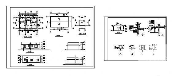 精美简单的单层民宅建筑CAD图纸 - 4