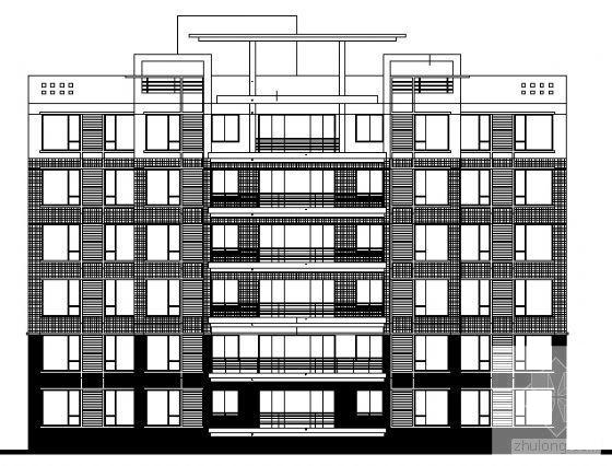 6层住宅楼A3型建筑方案设计CAD图纸 - 3