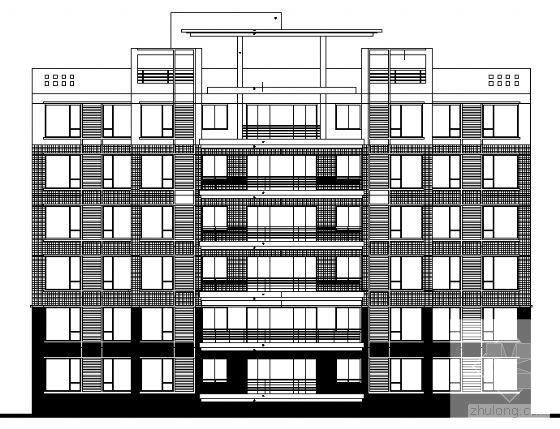 6层住宅楼A2型建筑方案设计CAD图纸 - 3