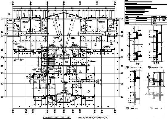 6层住宅楼A1型建筑方案设计CAD图纸 - 4