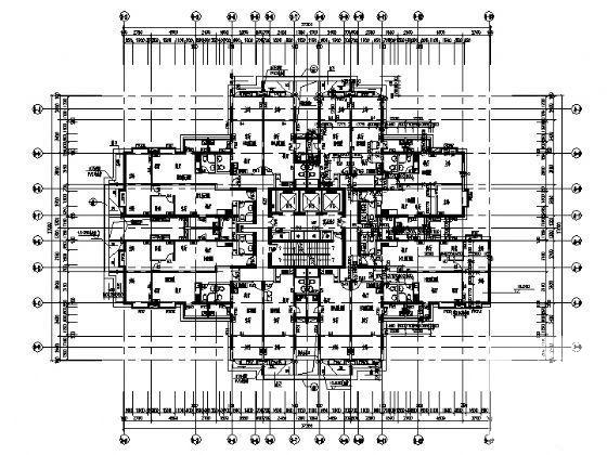 余氏广场28层商住楼建筑方案设计CAD图纸 - 1