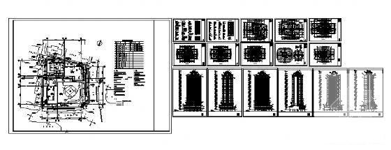 余氏广场28层商住楼建筑方案设计CAD图纸 - 4