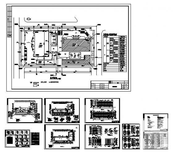 石碣镇外资工厂工人宿舍建筑CAD图纸 - 3