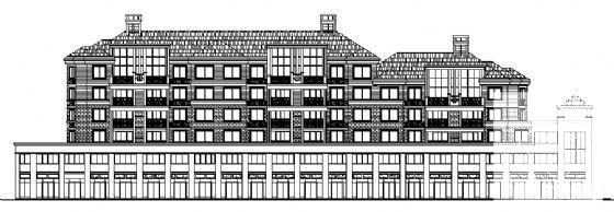 砖混结构6层公寓楼建筑方案设计CAD图纸 - 1