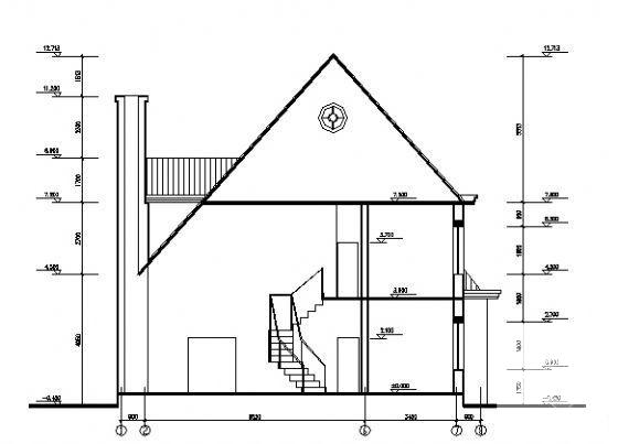 2层别墅建筑方案设计CAD图纸 - 4