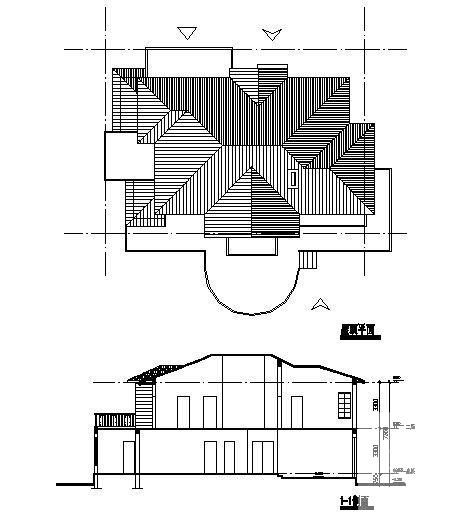 2层钢结构别墅建筑方案设计CAD图纸 - 2
