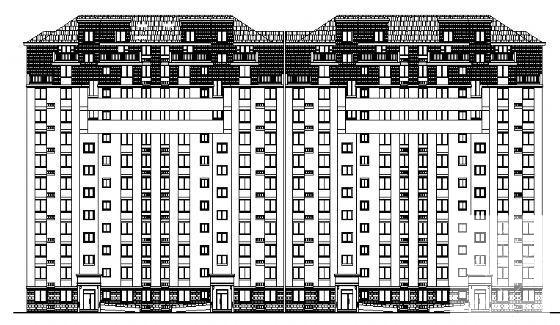 经典的12层住宅楼建筑CAD图纸 - 1