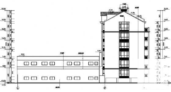 简单大方6层住宅楼建筑施工CAD图纸 - 1