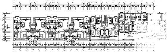 3层底框商住楼建筑CAD施工图纸 - 4