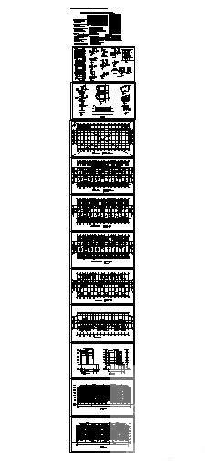 精美流行的6层商住楼建筑CAD图纸 - 1