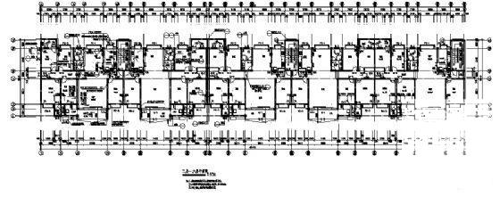 比较受欢迎的7层住宅楼建筑CAD图纸 - 1