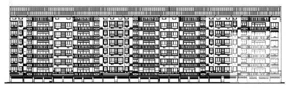 比较受欢迎的7层住宅楼建筑CAD图纸 - 3