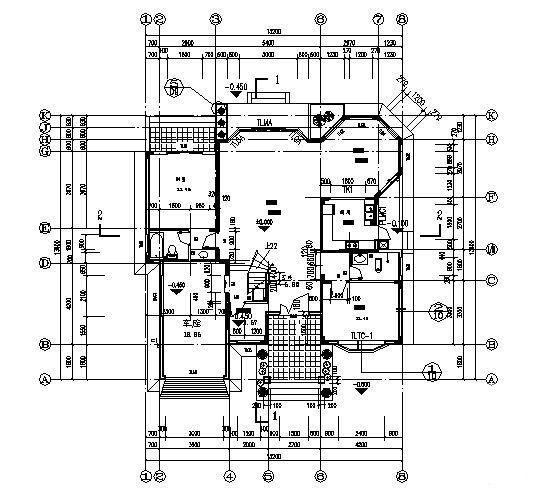 小型2层独立别墅建筑CAD图纸 - 2