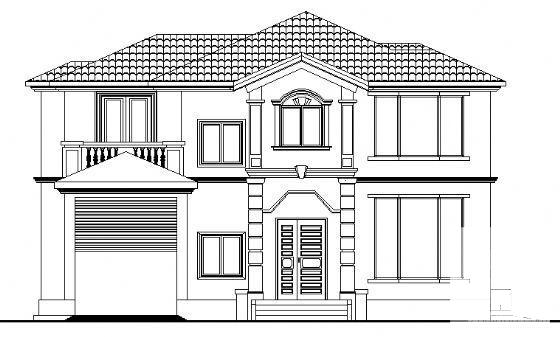小型2层独立别墅建筑CAD图纸 - 3