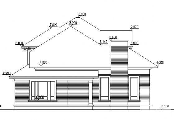 2层别墅（A2型）建筑CAD图纸 - 2