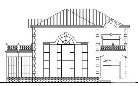 2层小别墅建筑CAD图纸（最新整理） - 2