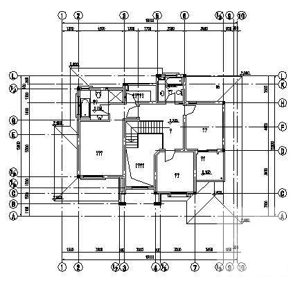 2层别墅（A1型）建筑CAD图纸 - 4