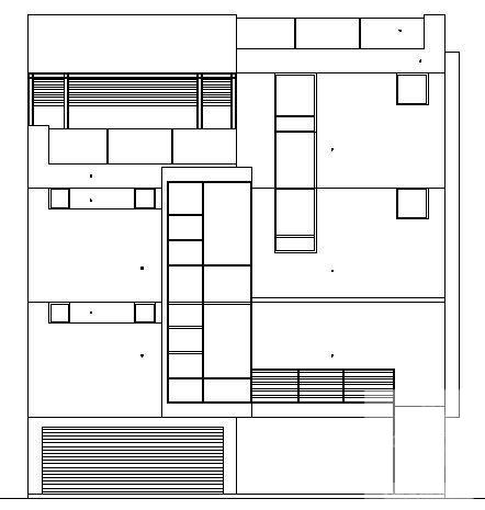 4层现代别墅建筑CAD图纸 - 3