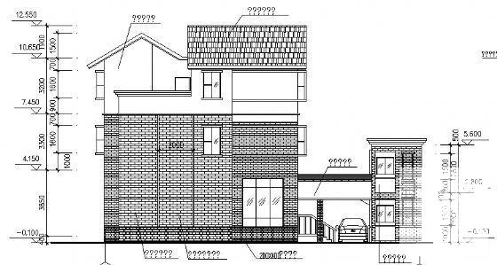 精美实用的3层小别墅建筑CAD施工图纸 - 4