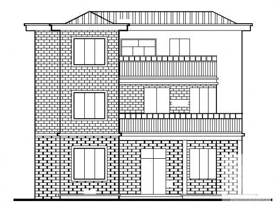 精美的3层别墅建筑结构CAD施工图纸 - 4
