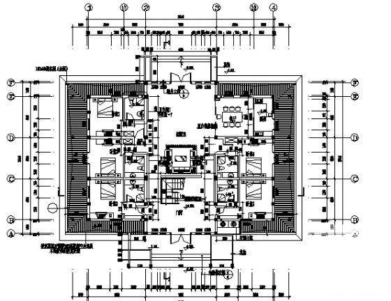 2层别墅（C型）建筑CAD施工图纸 - 3
