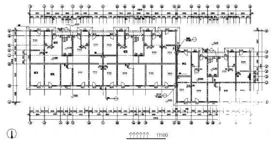区住宅楼建筑CAD施工图纸 - 4