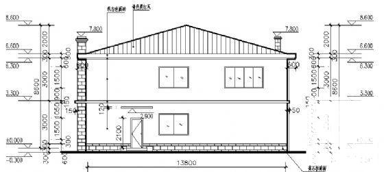 最近流行的2层小别墅建筑CAD图纸 - 3